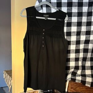 Banana Republic Black Sleeveless Tank Top